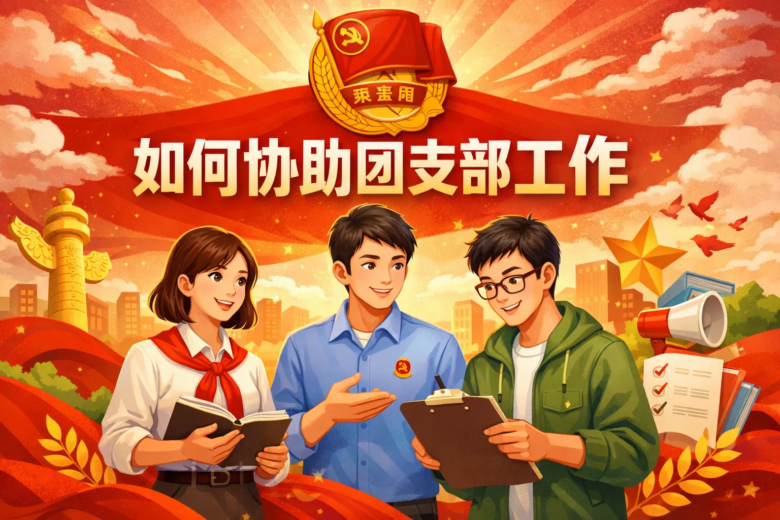 如何协助团支部工作
