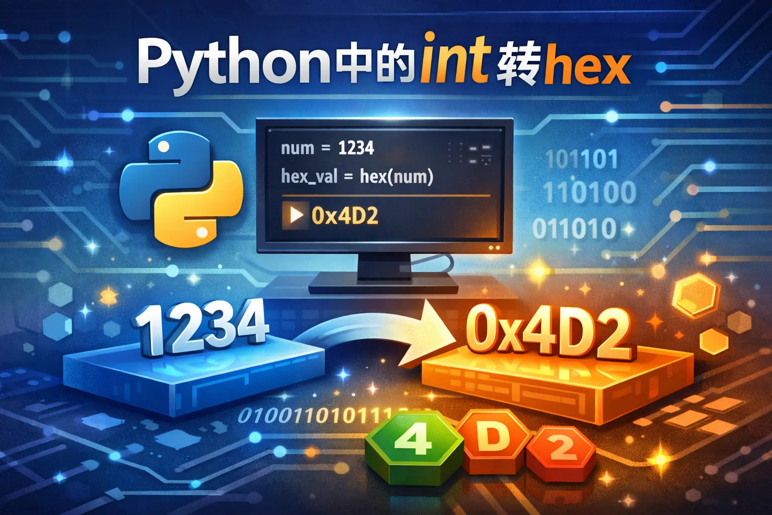 python中的int转hex