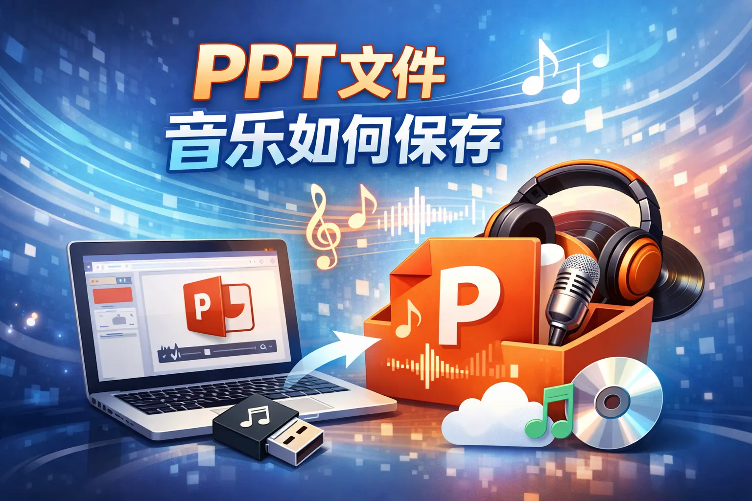ppt文件音乐如何保存