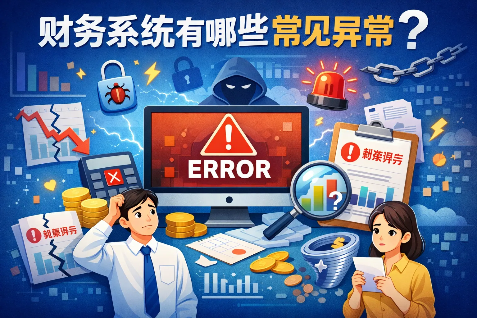 财务系统有哪些常见异常