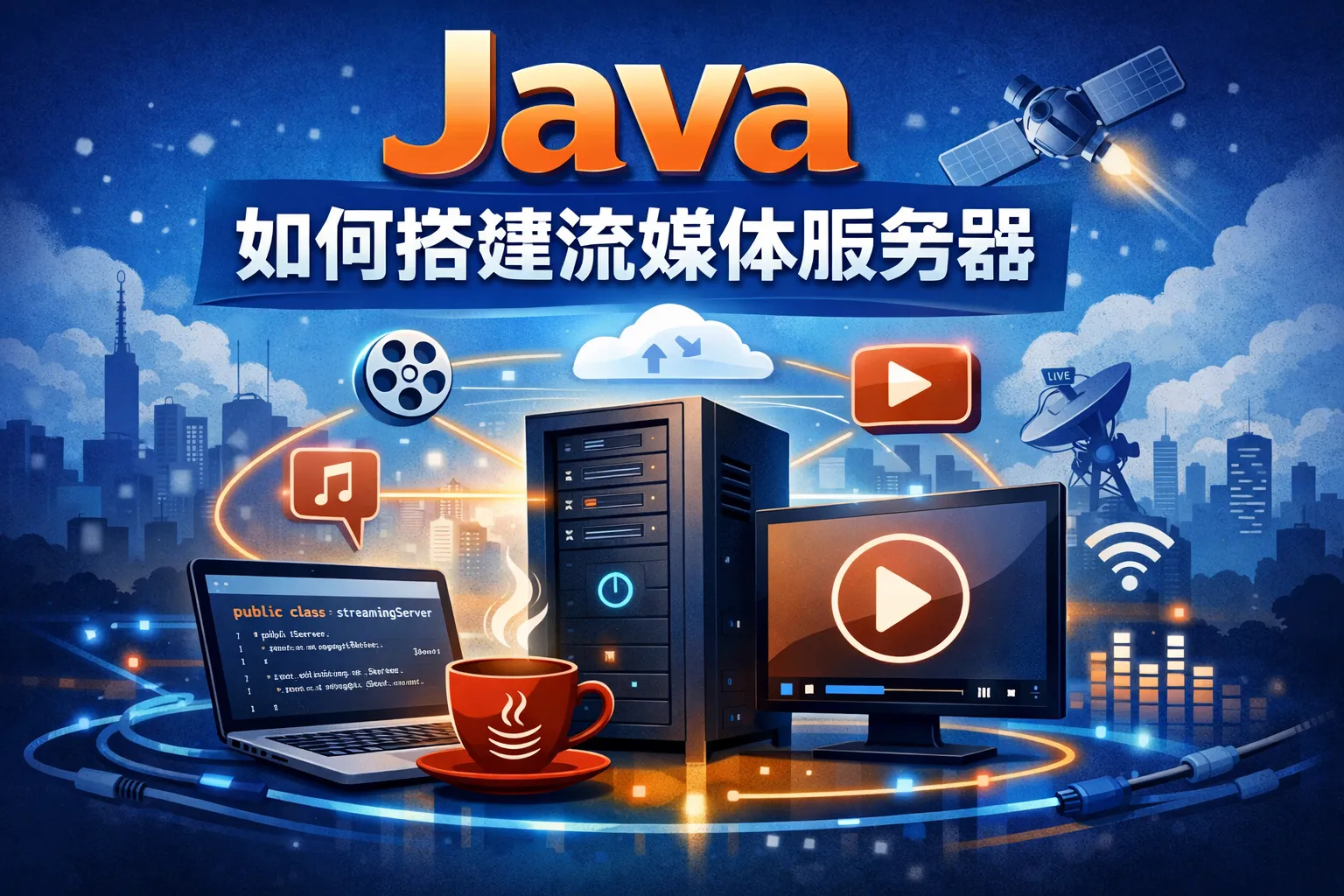 java如何搭建流媒体服务器