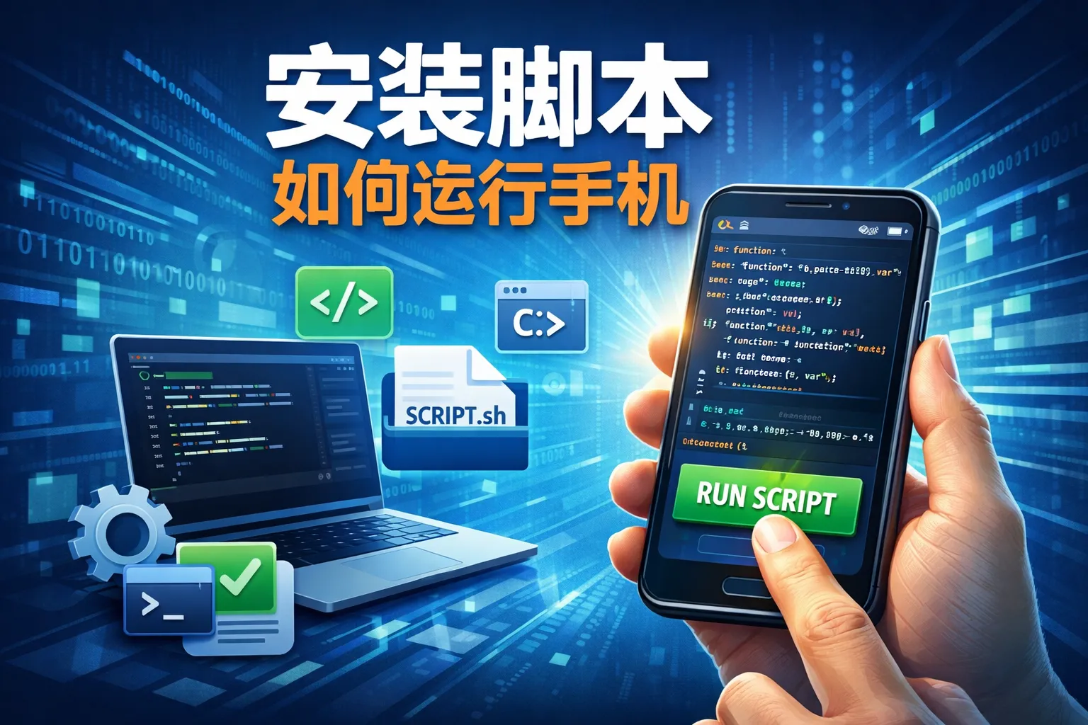 安装脚本如何运行手机