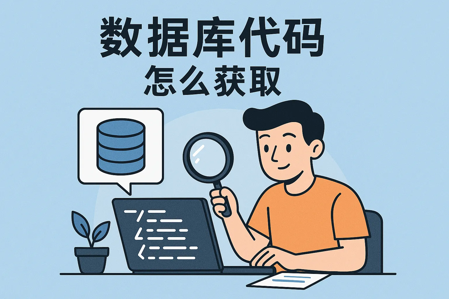 数据库代码怎么获取的