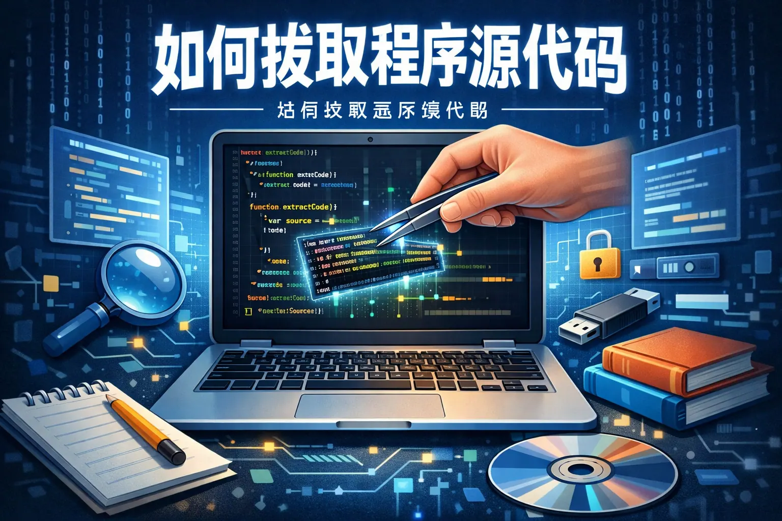 如何拔取程序源代码