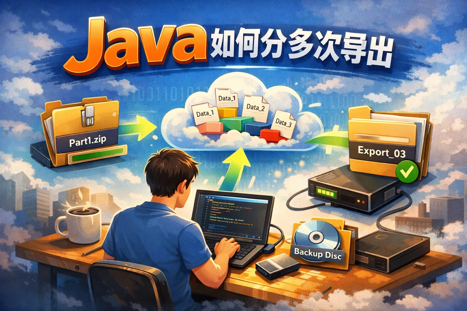 Java如何分多次导出