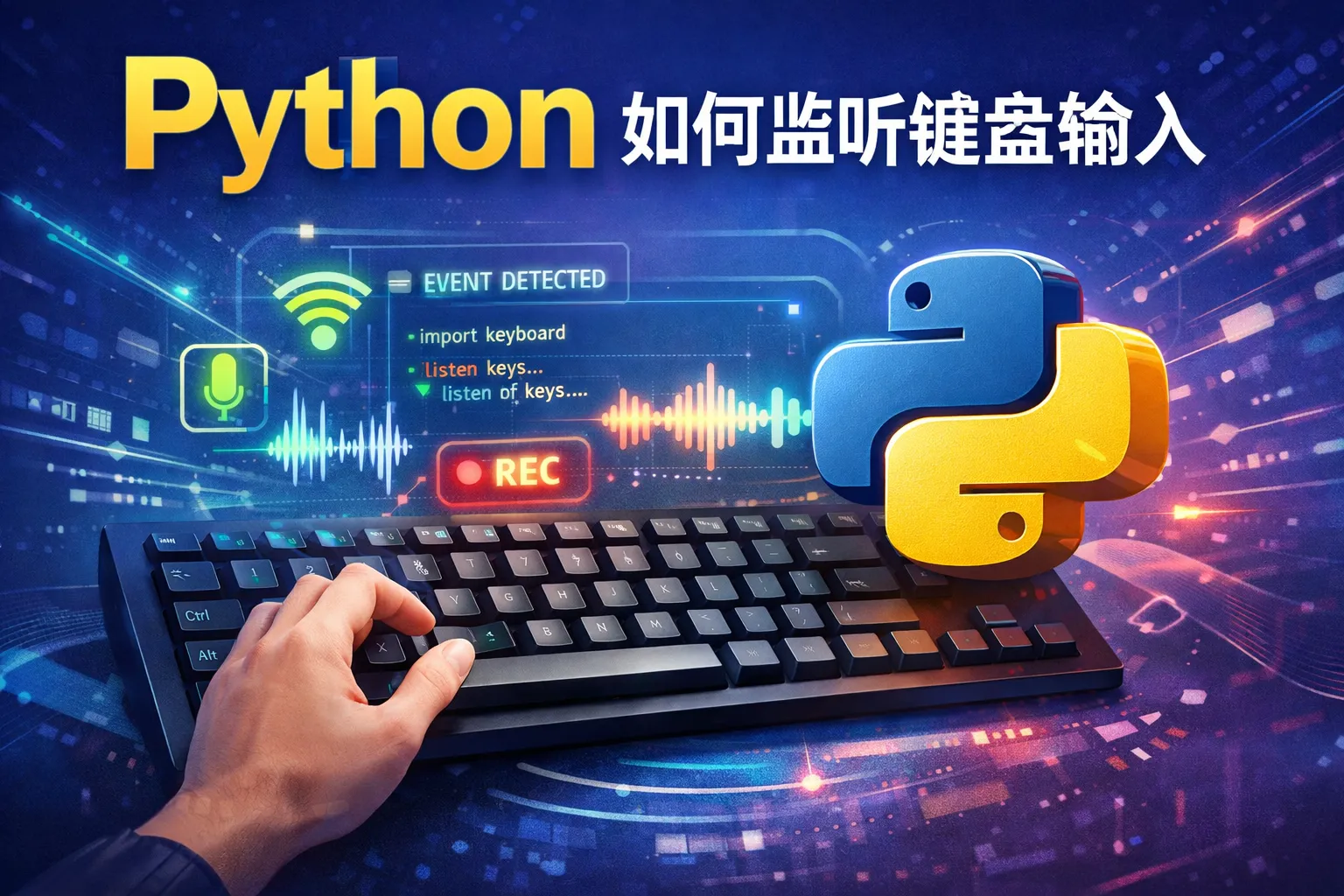 python如何监听键盘输入