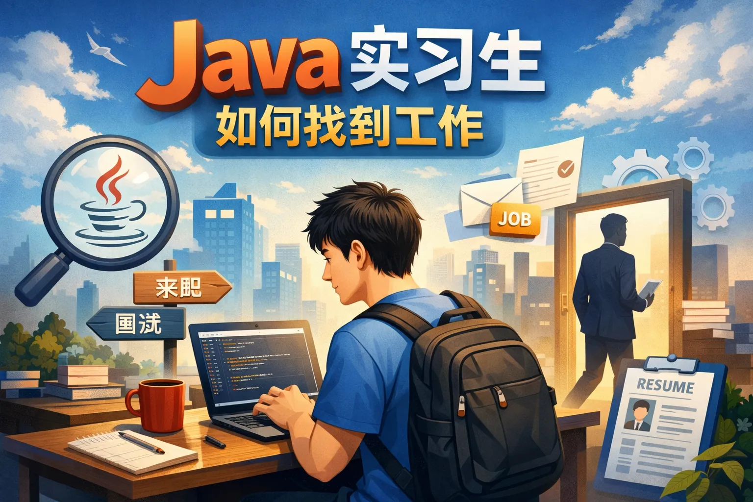 java实习生如何找到工作