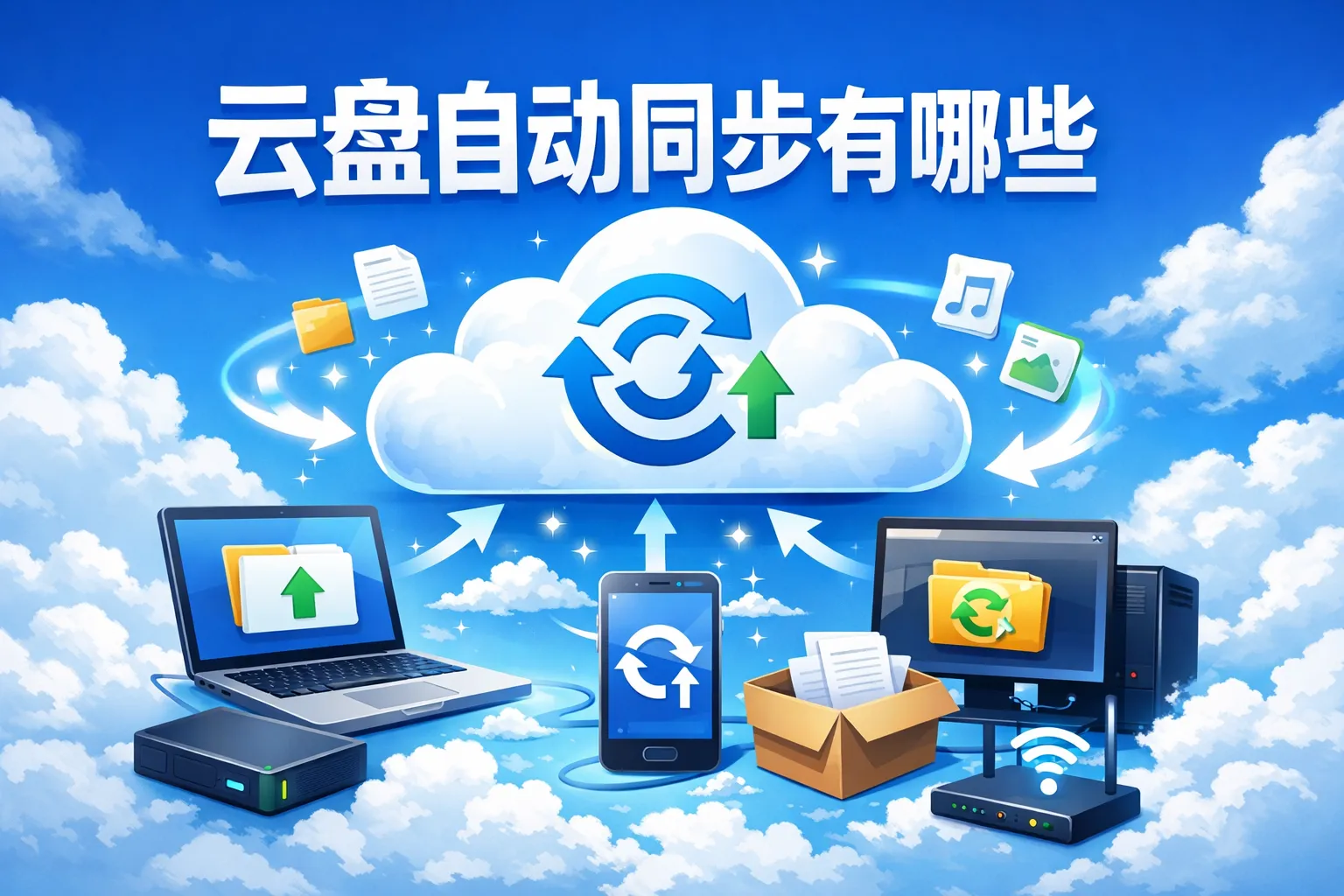 云盘自动同步有哪些