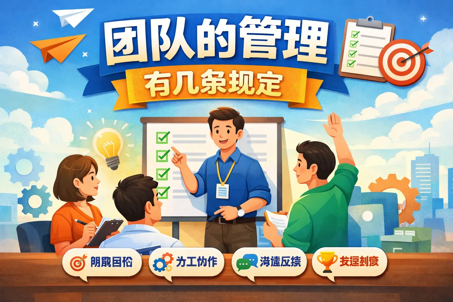 团队的管理有几条规定