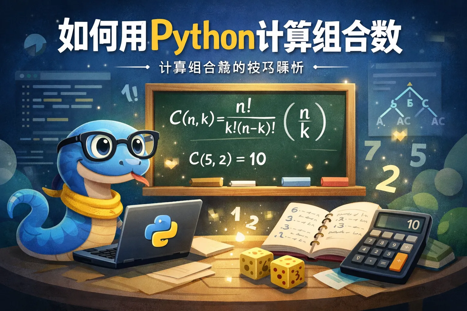 如何用python计算组合数