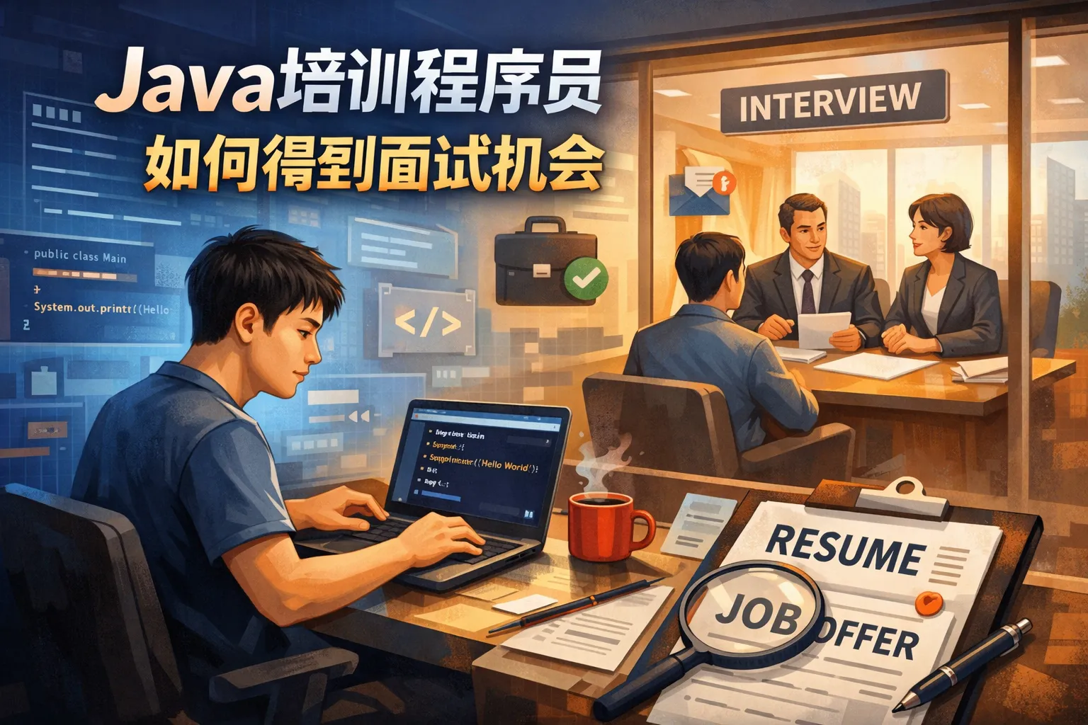 java培训程序员如何得到面试机会