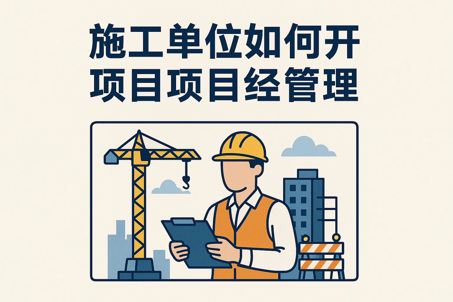 施工单位如何开展项目经理管理