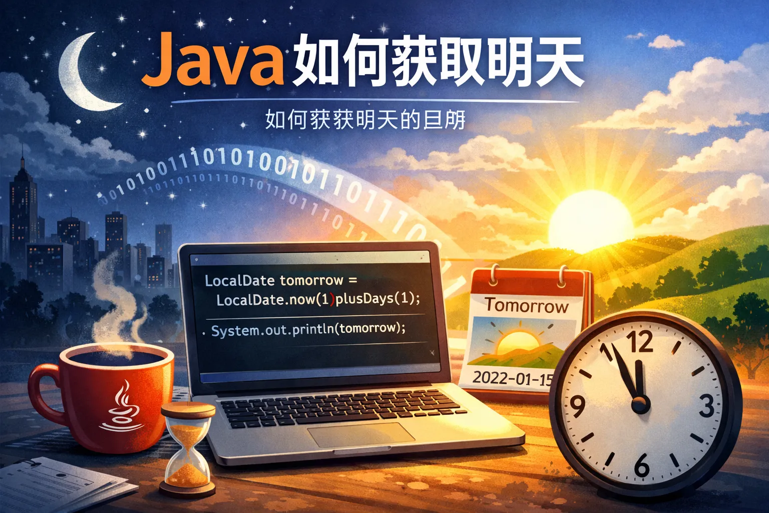 java如何获取明天