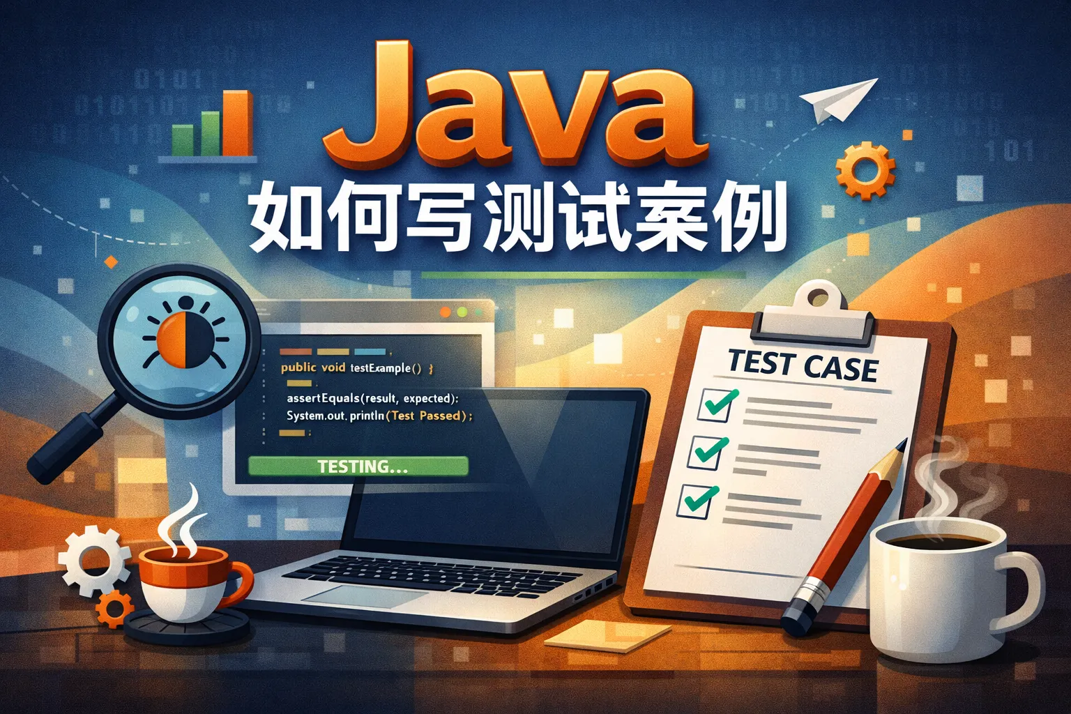 java如何写测试案例