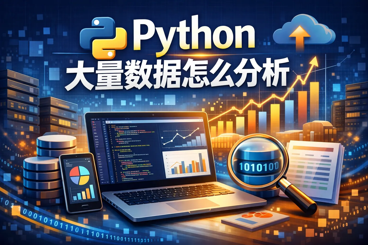 python大量数据怎么分析