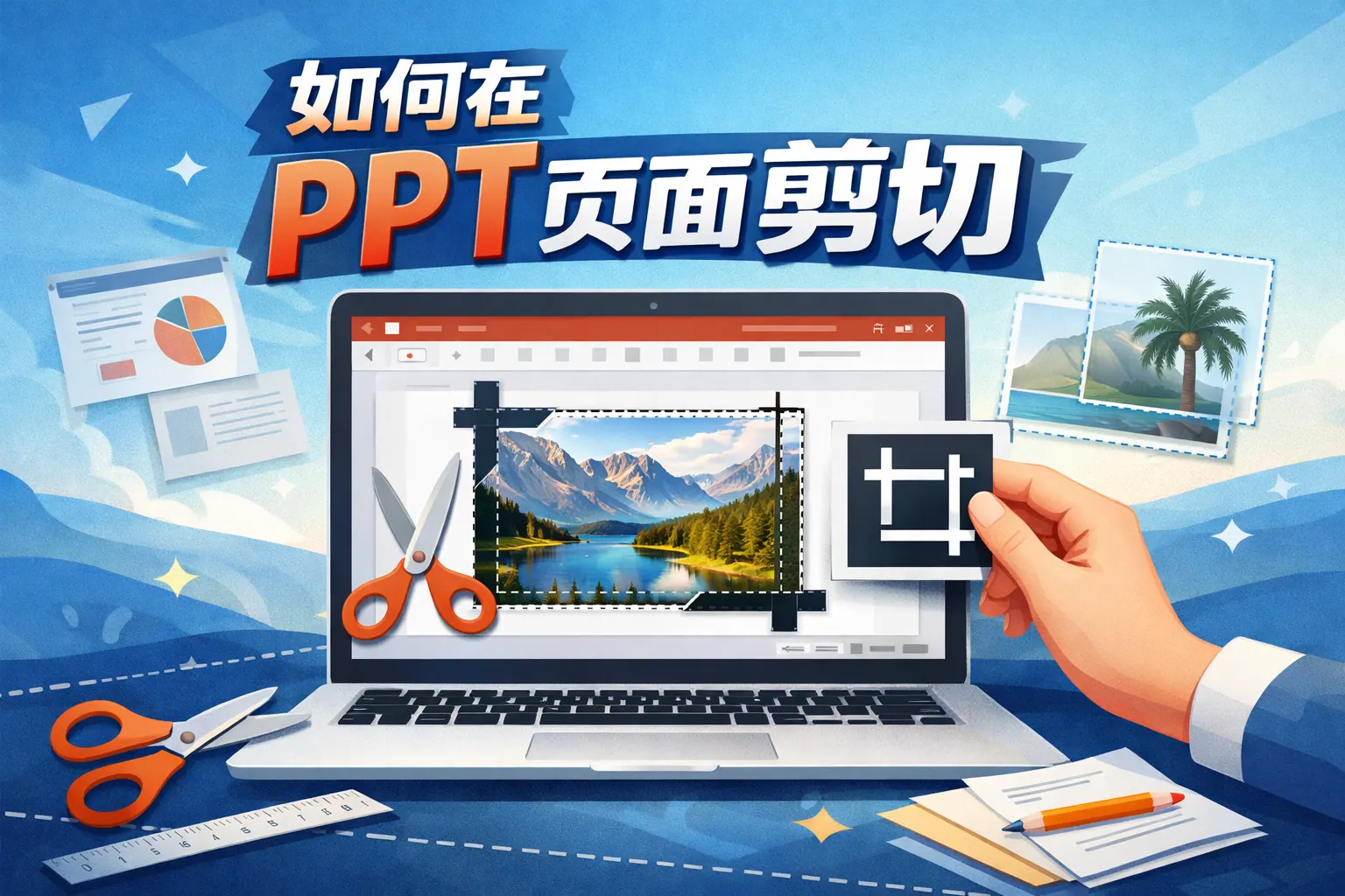 如何在ppt页面剪切