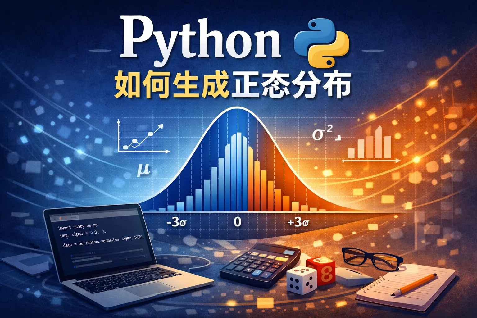 python如何生成正态分布