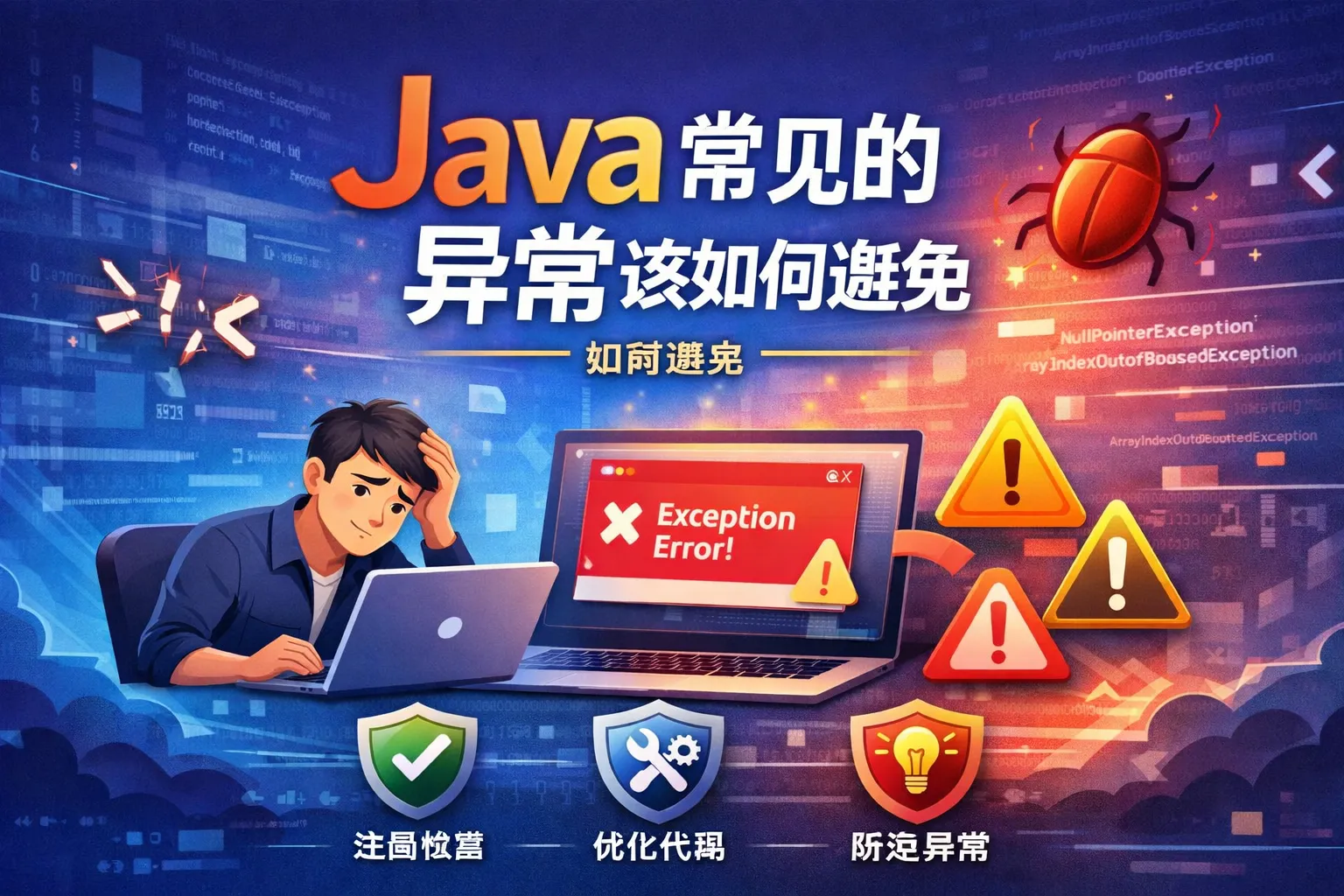 java常见的异常该如何避免