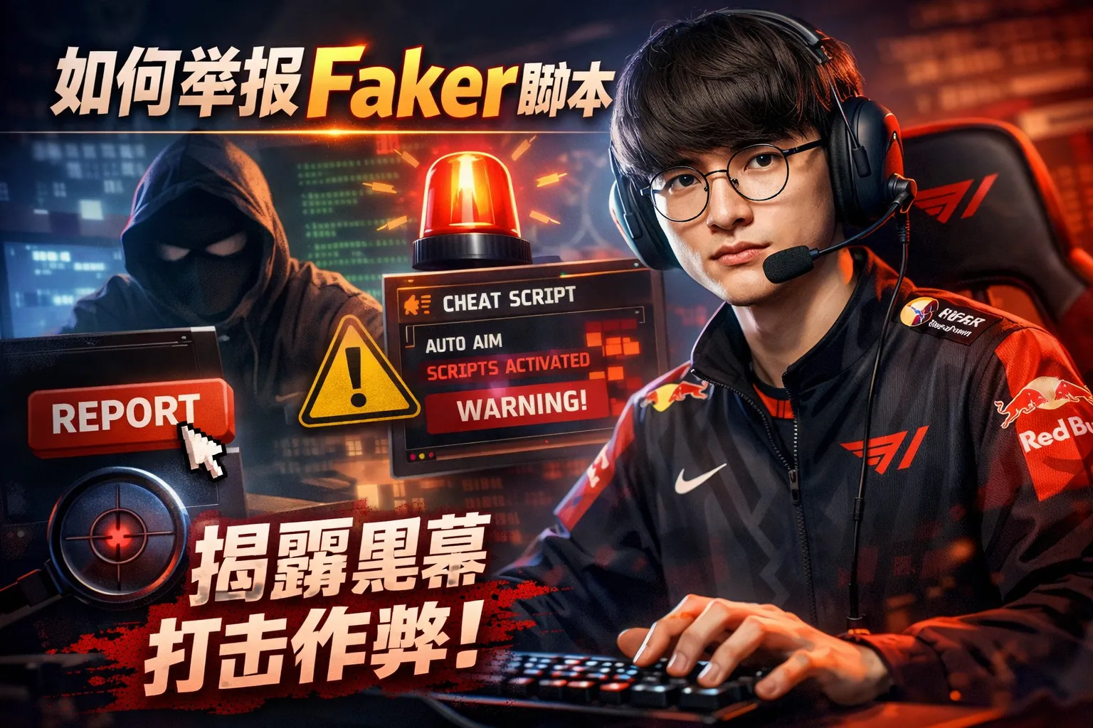 如何举报faker脚本