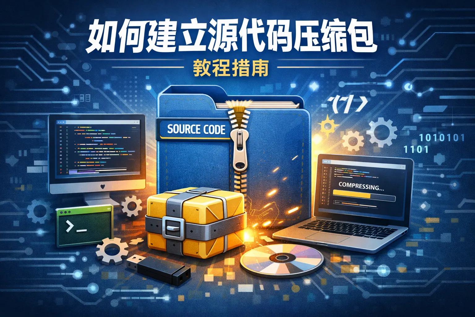 如何建立源代码压缩包