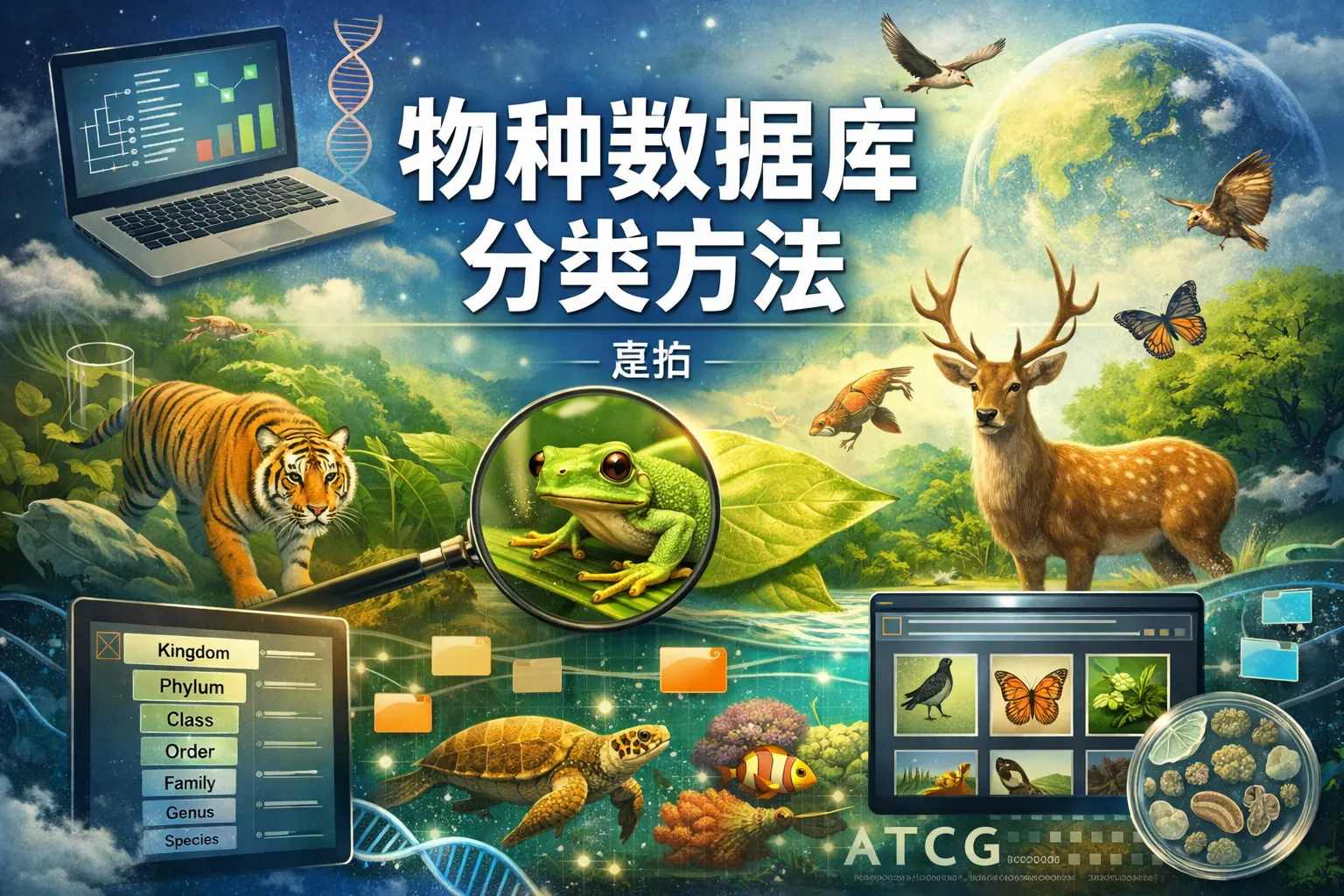 物种数据库分类方法是指