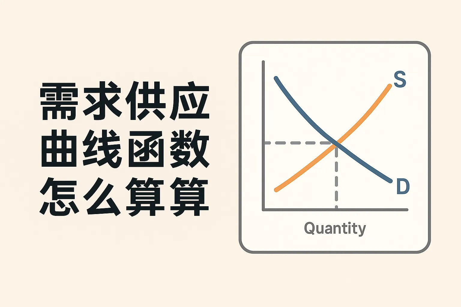 需求供应曲线函数怎么算