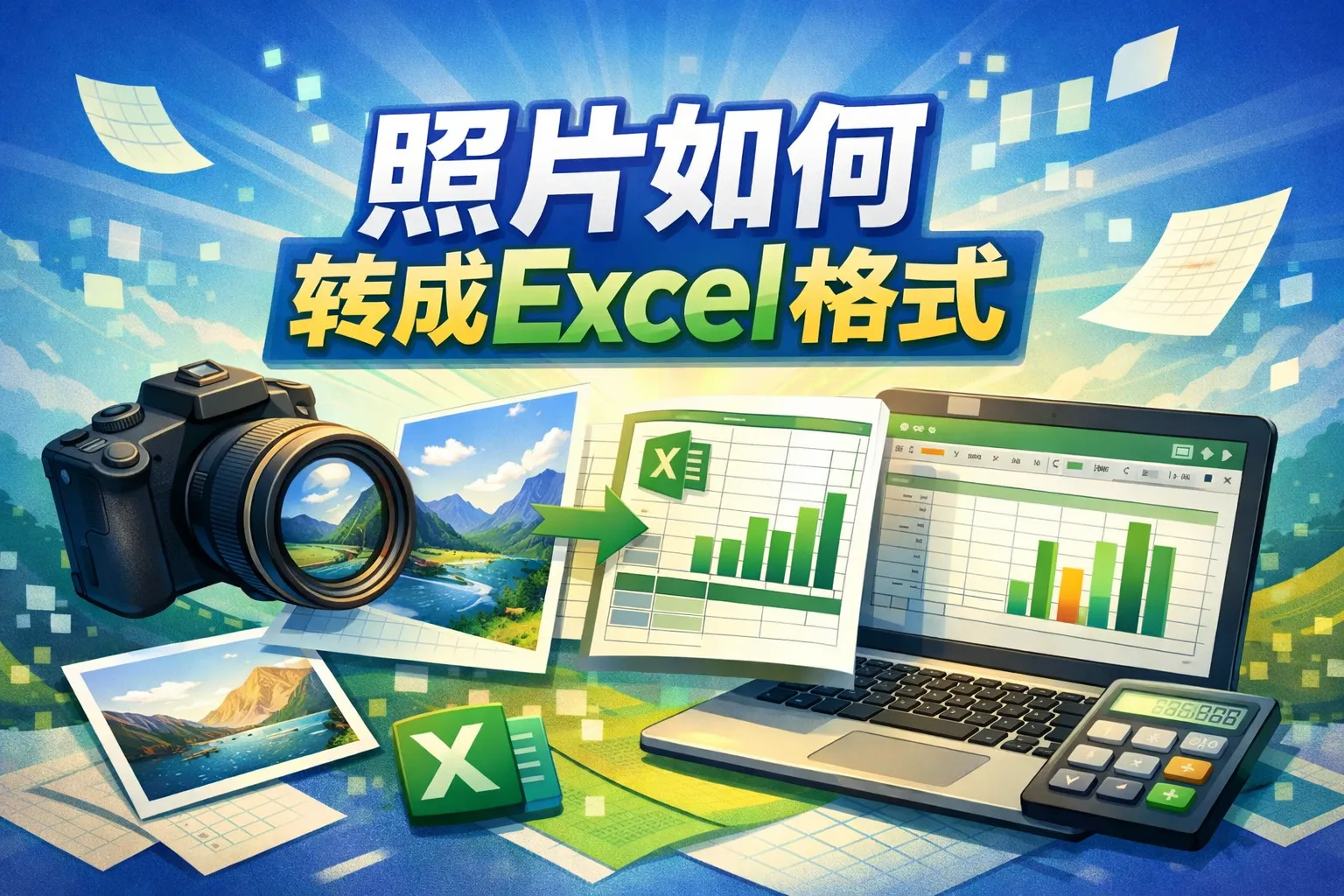 照片如何转成excel格式