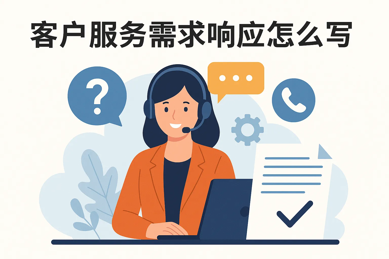 客户服务需求响应怎么写