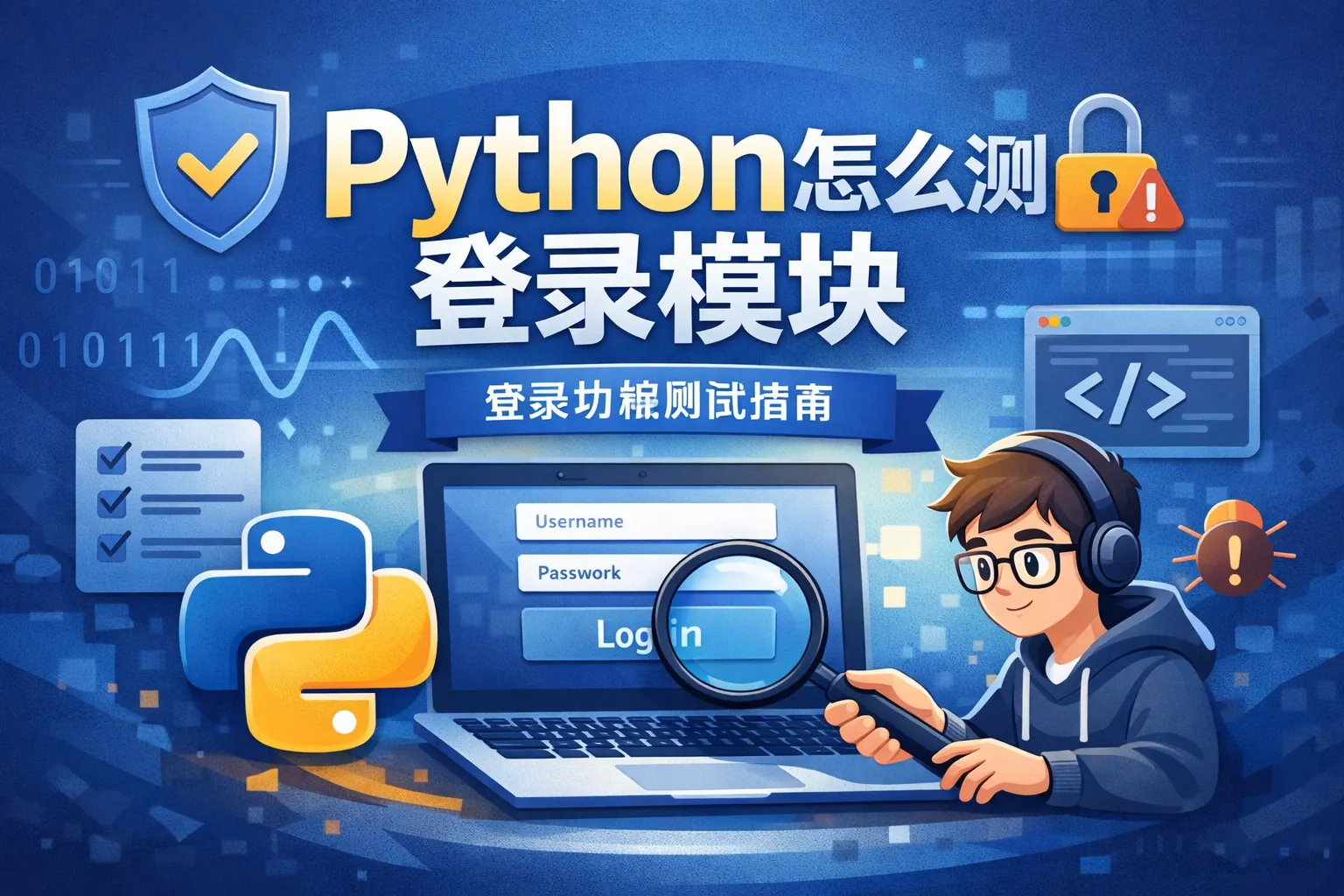 python怎么测登录模块