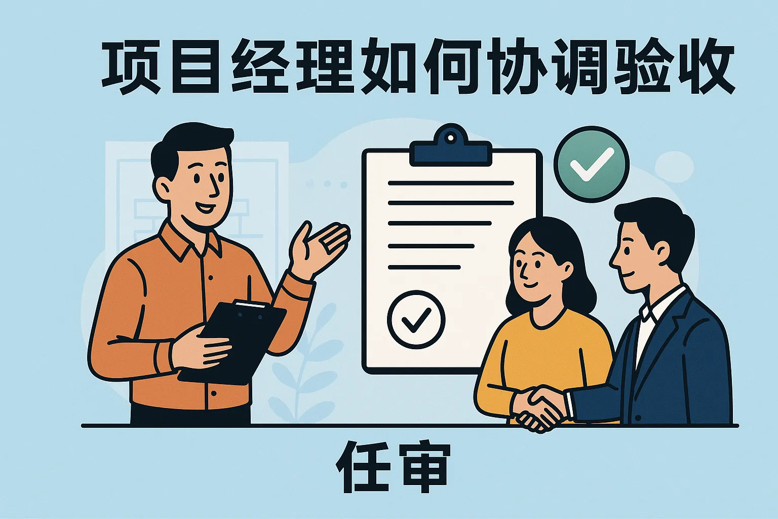 项目经理如何协调验收