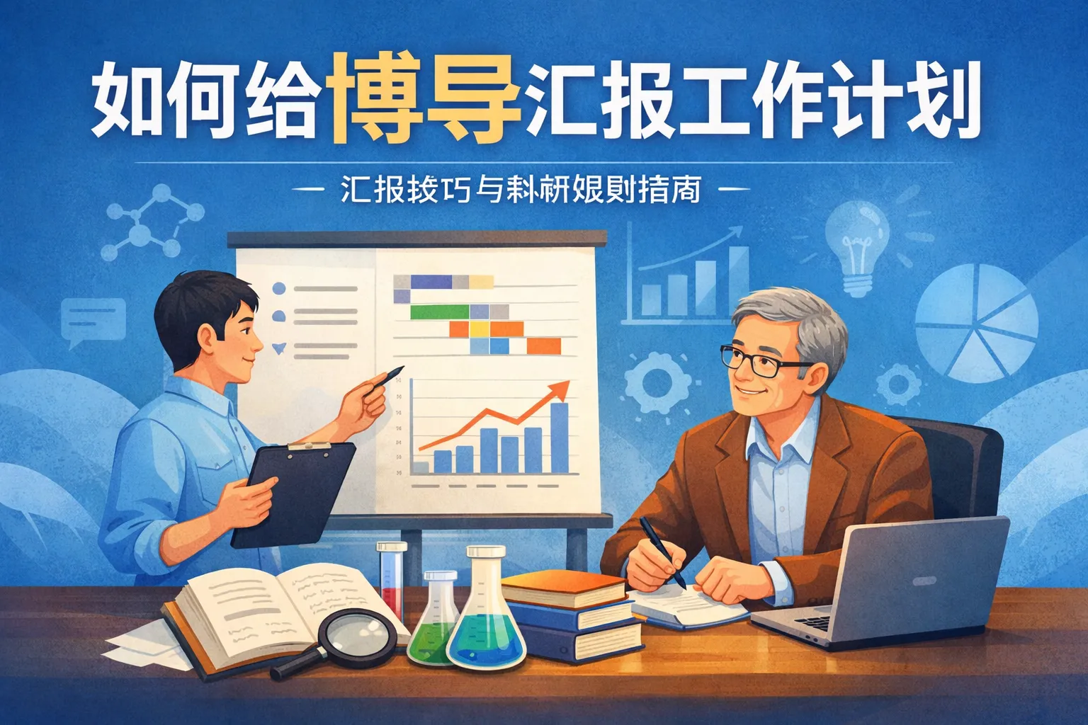 如何给博导汇报工作计划
