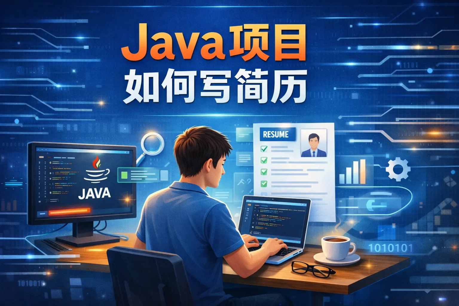 java项目如何写简历