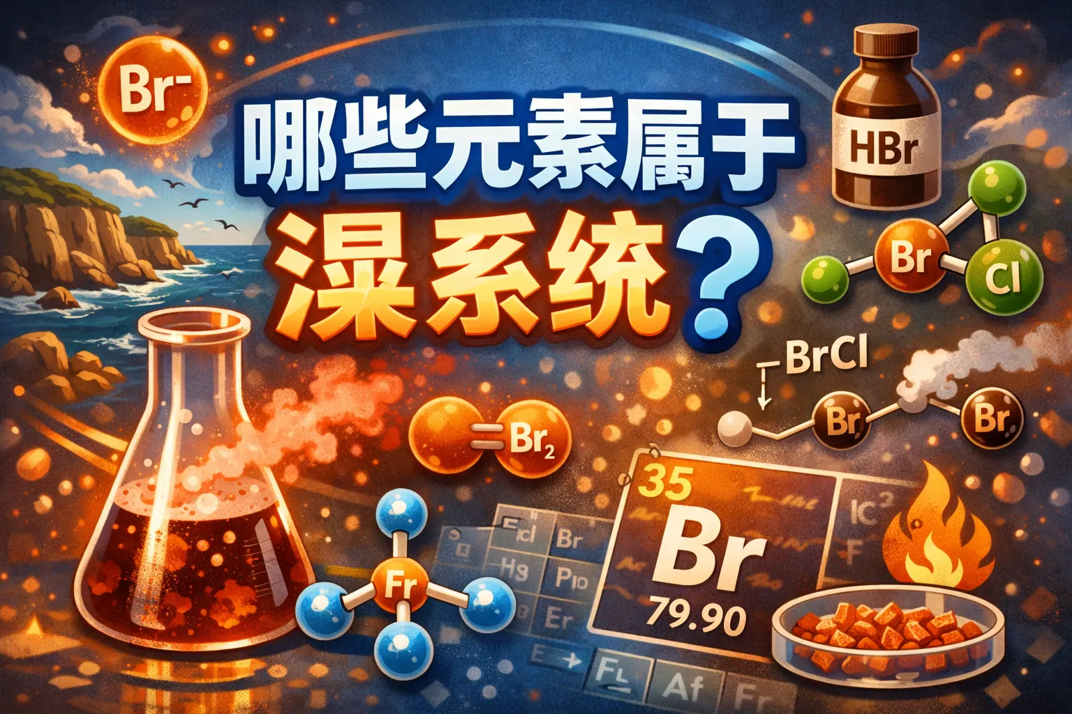 哪些元素属于溴系统