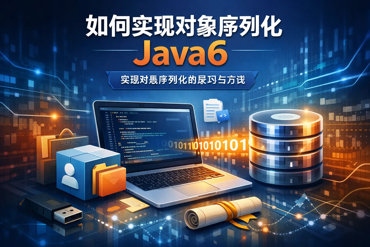 如何实现对象序列化 Java6