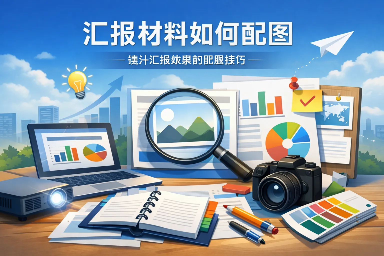 汇报材料如何配图