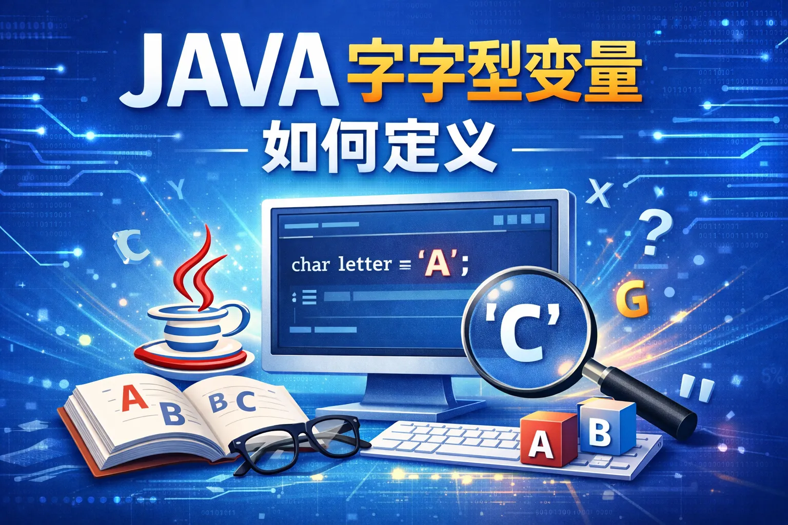 JAVA字符型变量如何定义