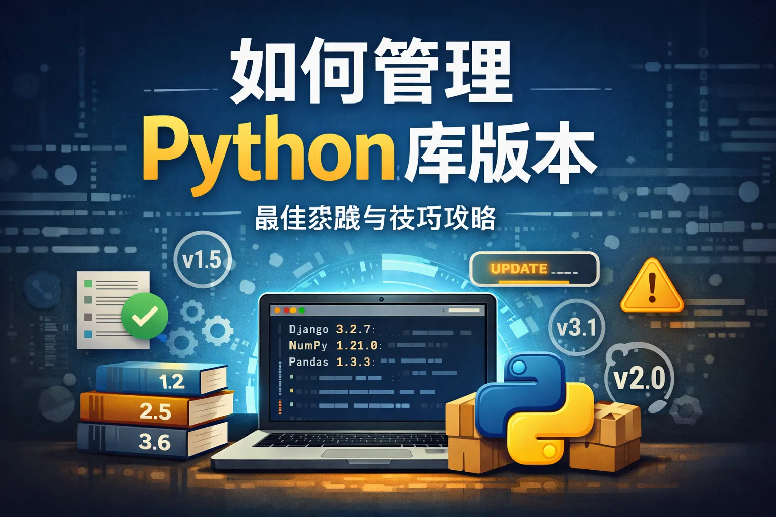 如何管理python库版本