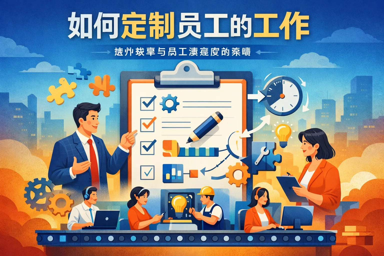 如何定制员工的工作