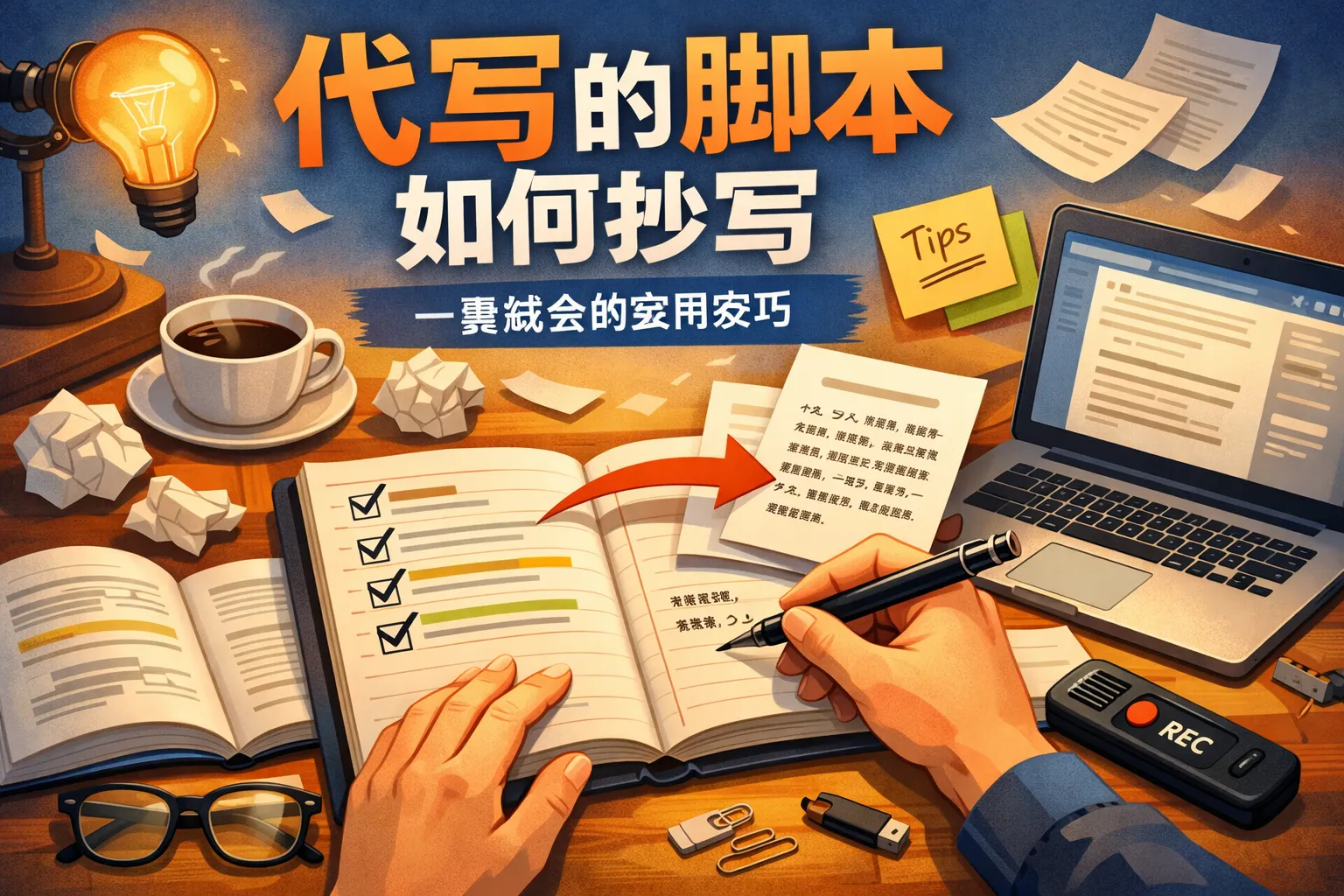 代写的脚本如何抄写