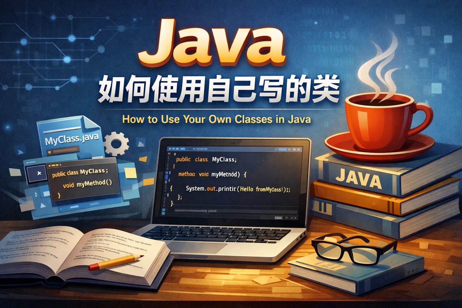 java如何使用自己写的类