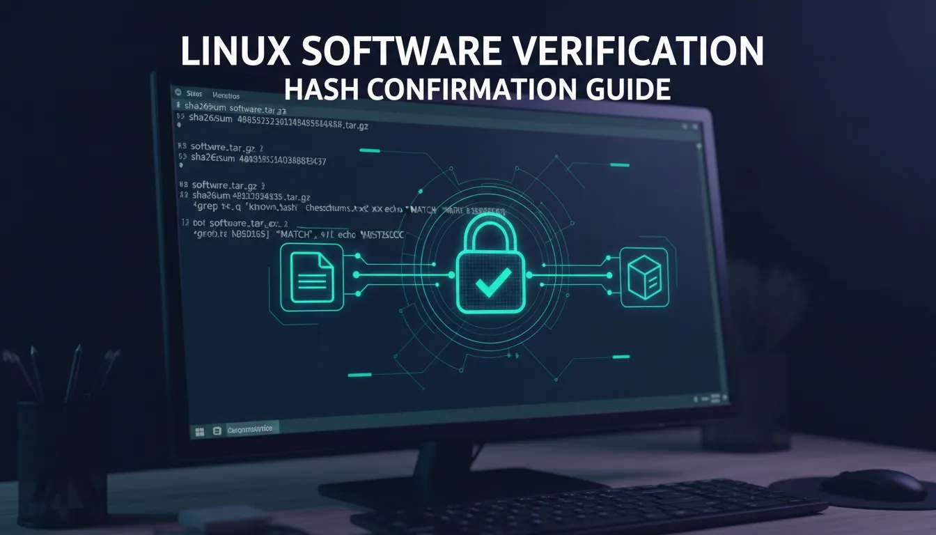 linux如何验证软件的hash