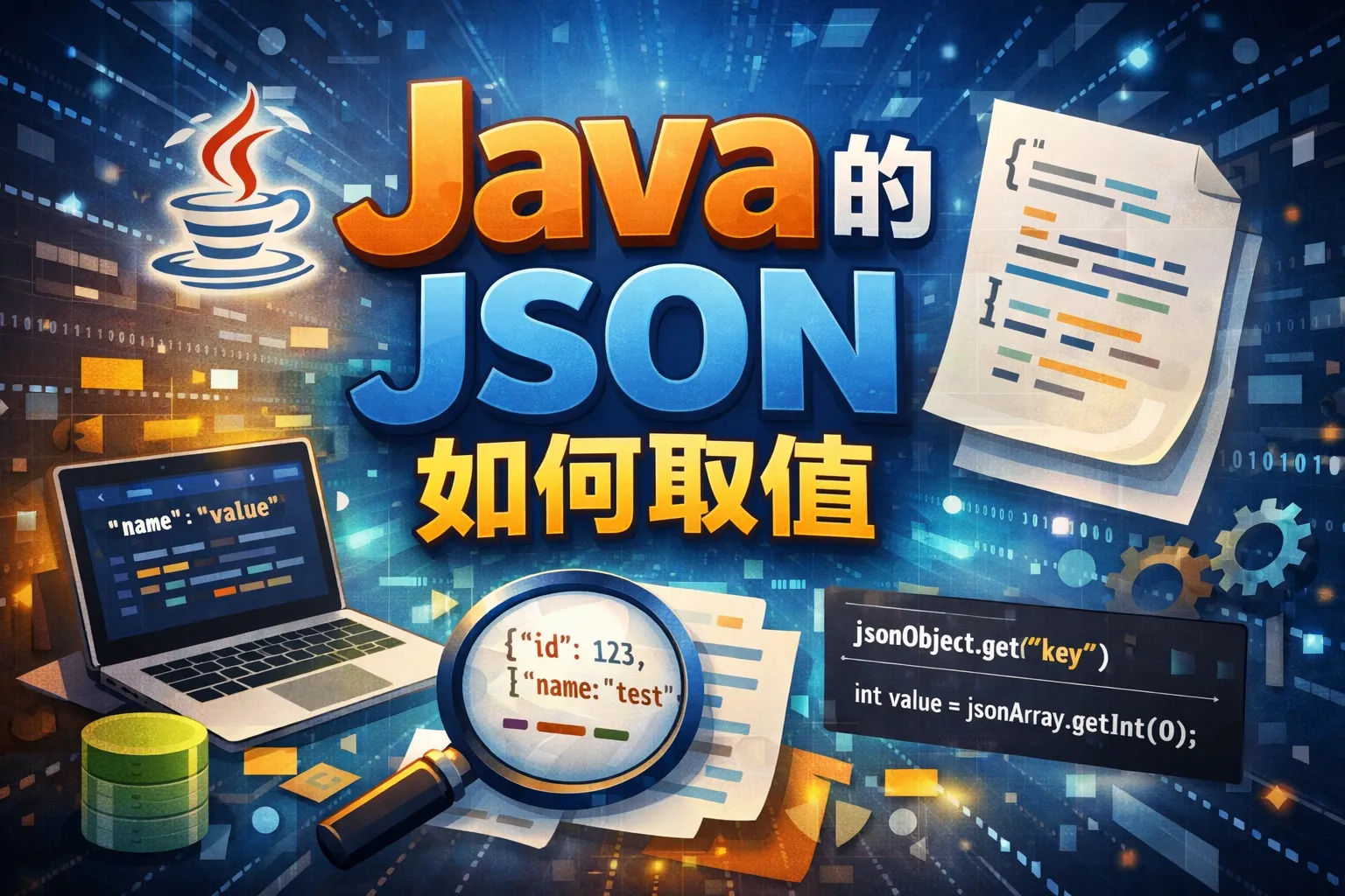 java的json如何取值
