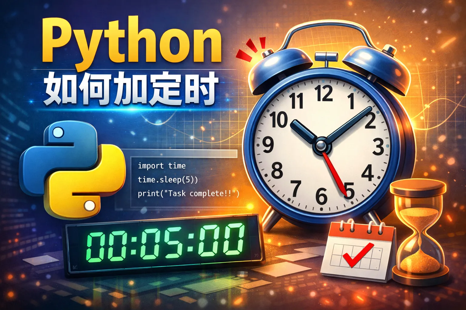python如何加定时