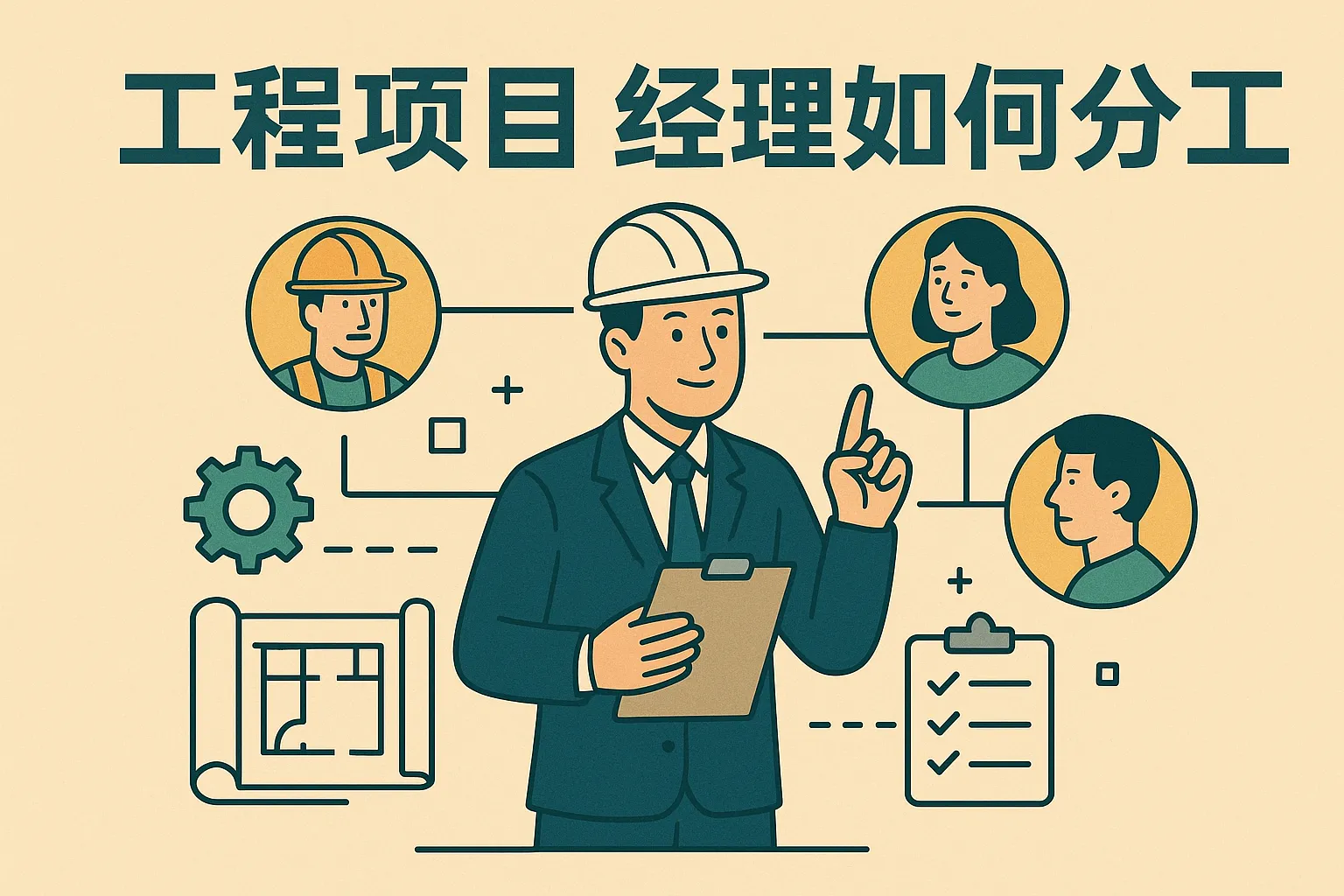 工程项目经理如何分工