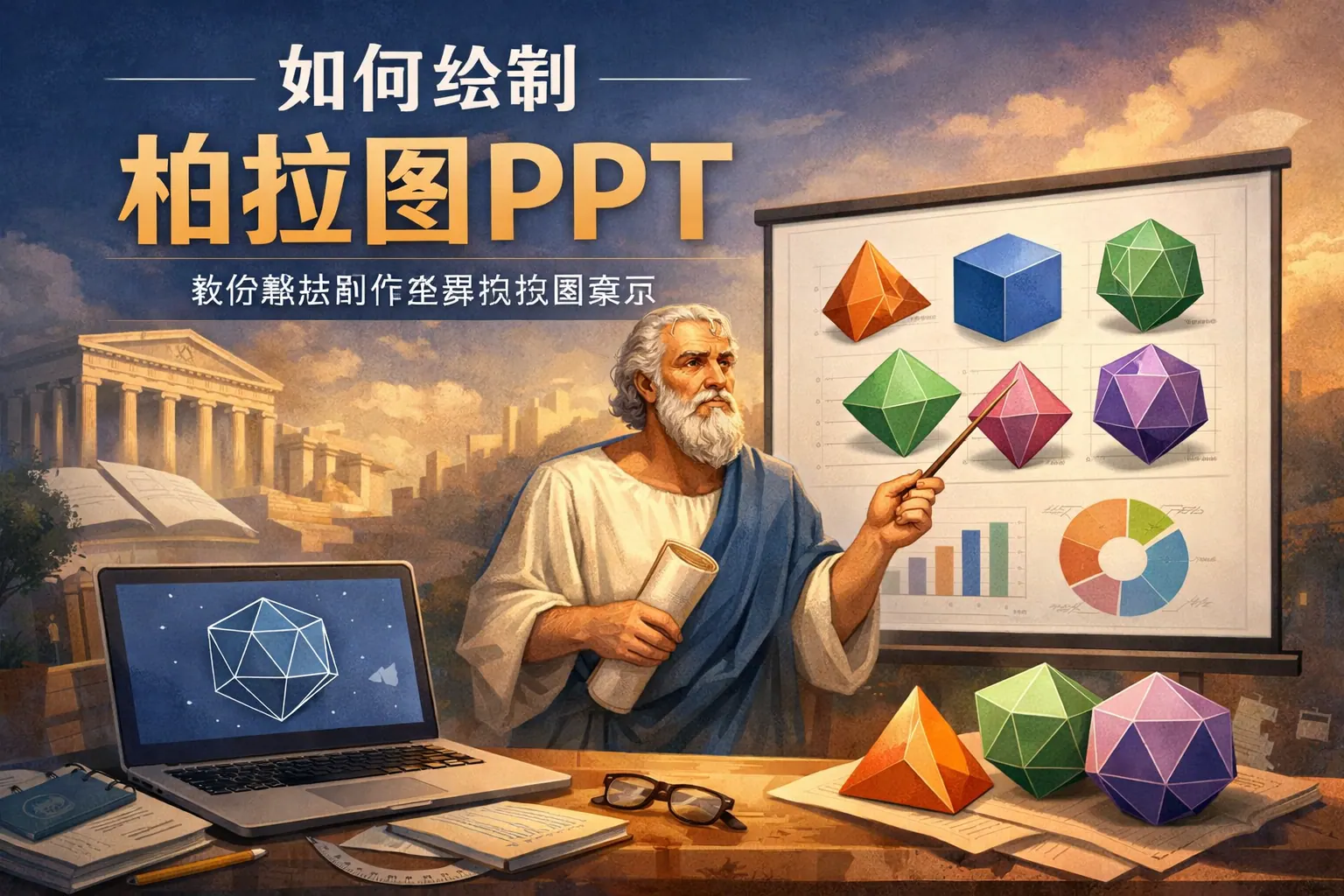 如何绘制柏拉图ppt