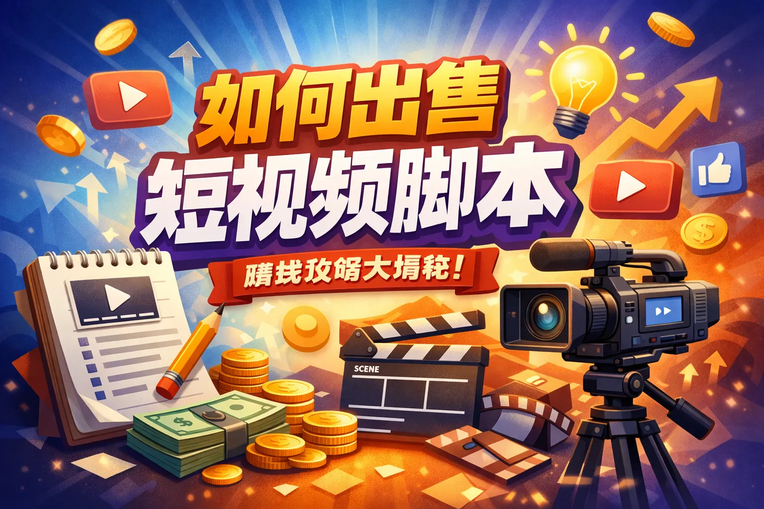 如何出售短视频脚本