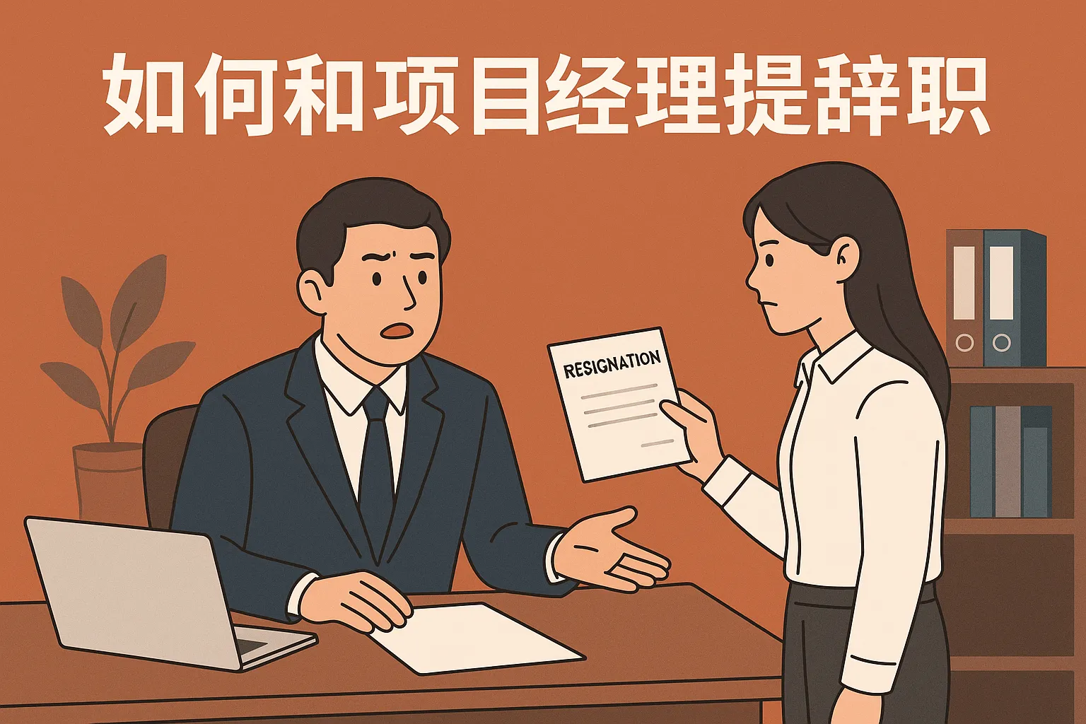 如何和项目经理提辞职