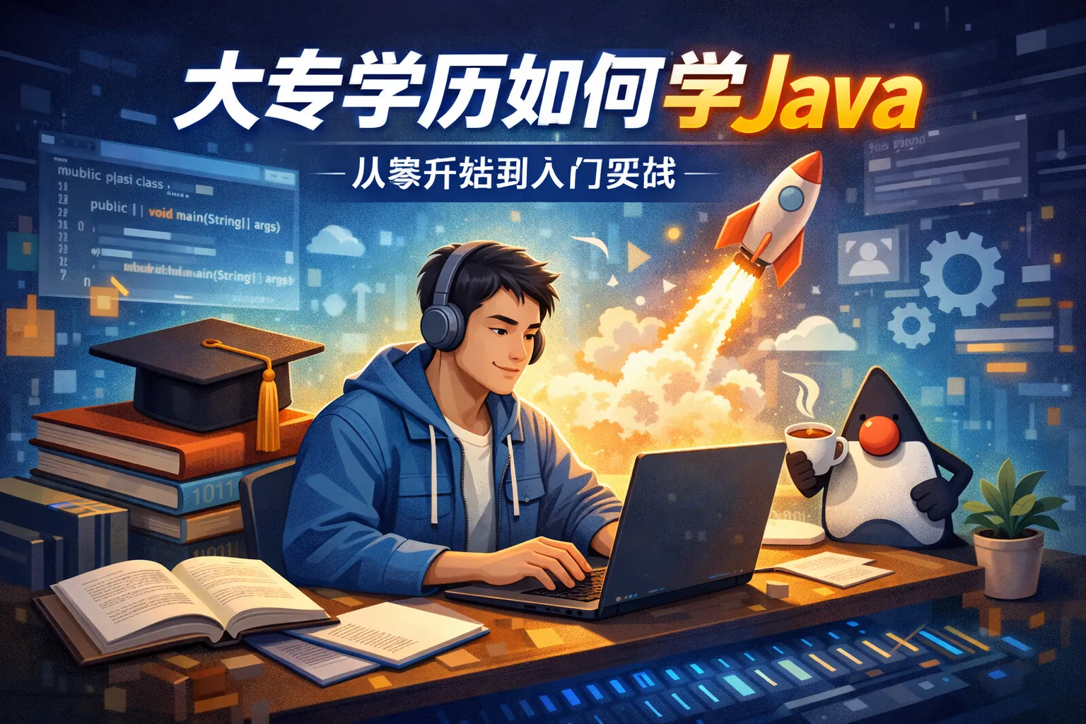 大专学历如何学java