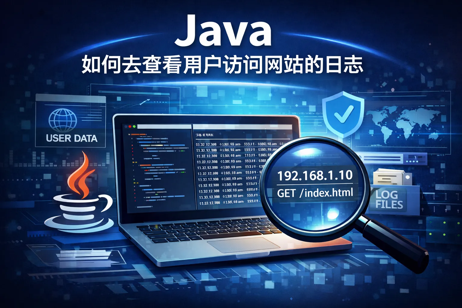 java如何去查看用户访问网站的日志