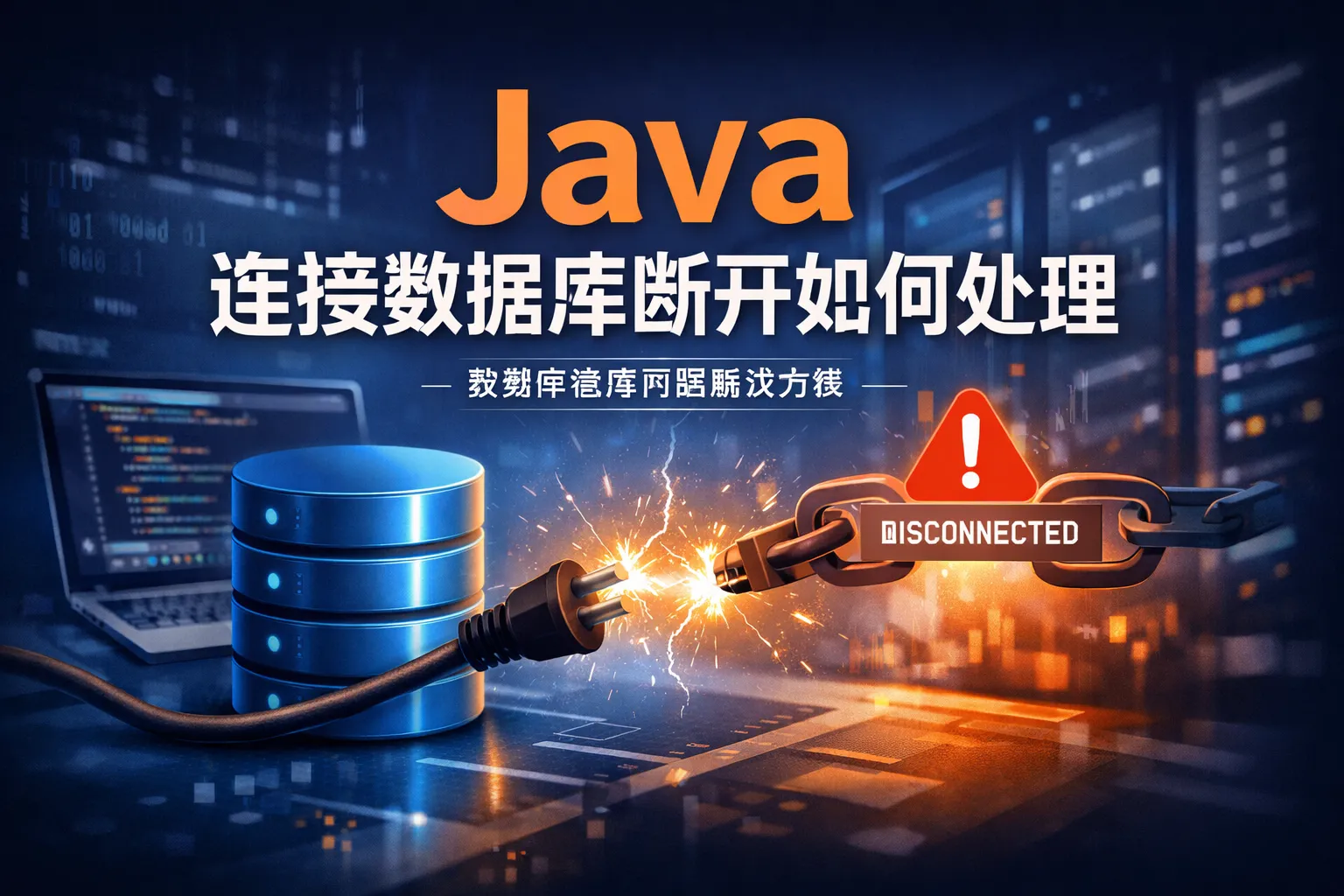 java连接数据库断开如何处理